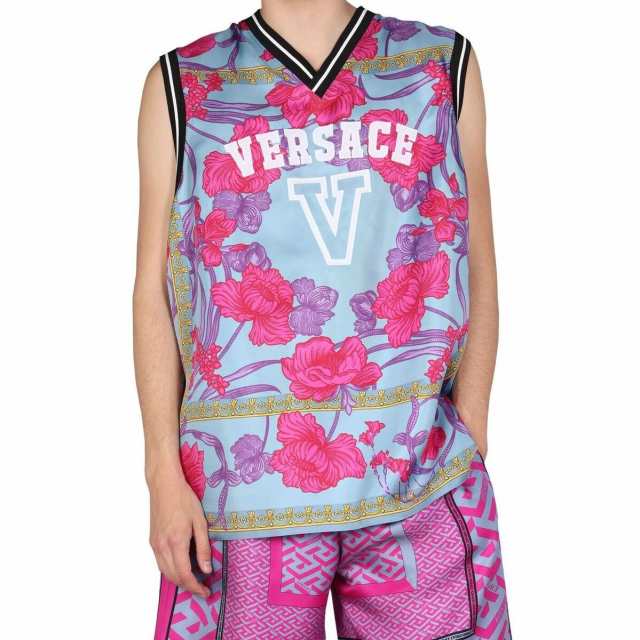 VERSACE ヴェルサーチ マルチカラー MULTICOLOR Tシャツ メンズ 春夏