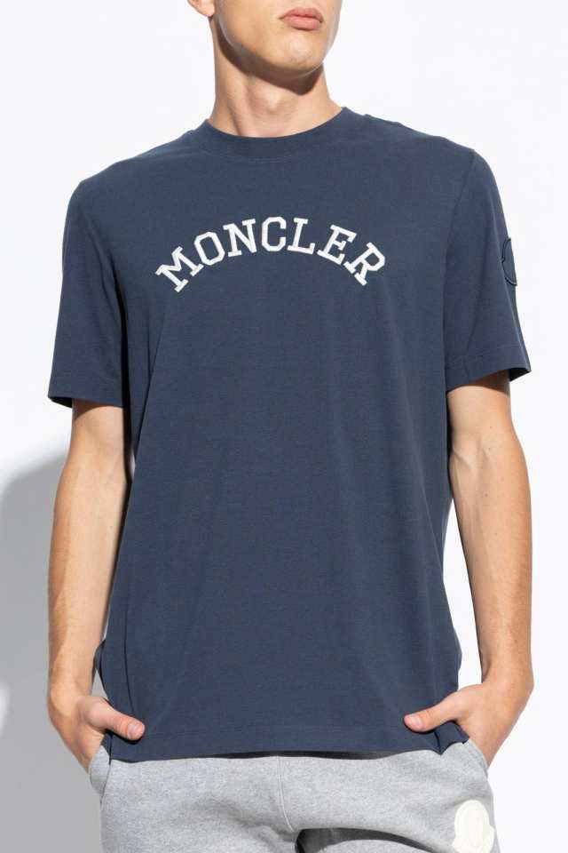 MONCLER モンクレール ブルー Blue Tシャツ メンズ 秋冬2023 8C00064 89AA2 778  【関税・送料無料】【ラッピング無料】 ia｜au PAY マーケット