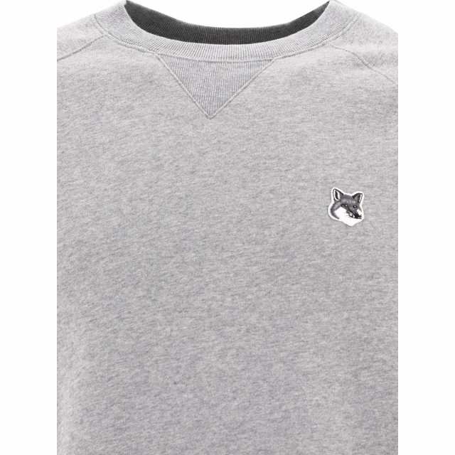 MAISON KITSUNE メゾン キツネ グレー Grey ”Grey Fox Head