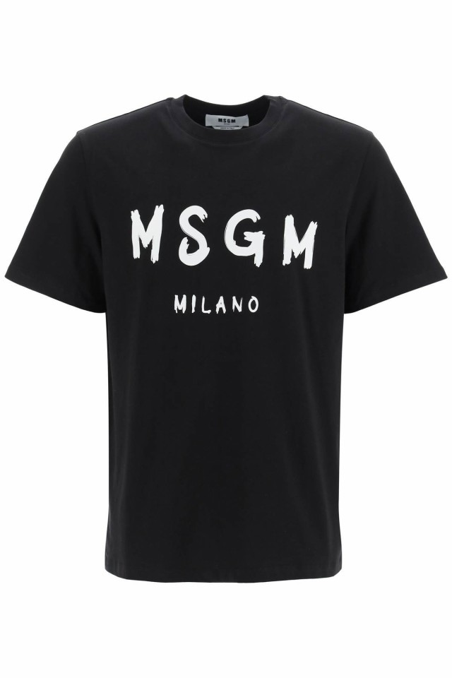 MSGM エムエスジーエム Black Tシャツ メンズ 秋冬2023