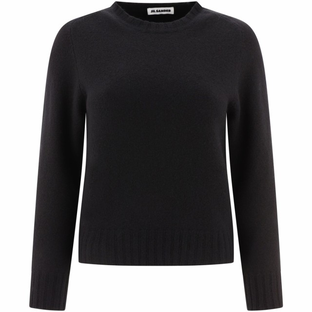 JIL SANDER ジルサンダー ブラック Black Merino wool sweater ニットウェア レディース 秋冬2023  J02GP0042J14506001 【関税・送料無料｜au PAY マーケット