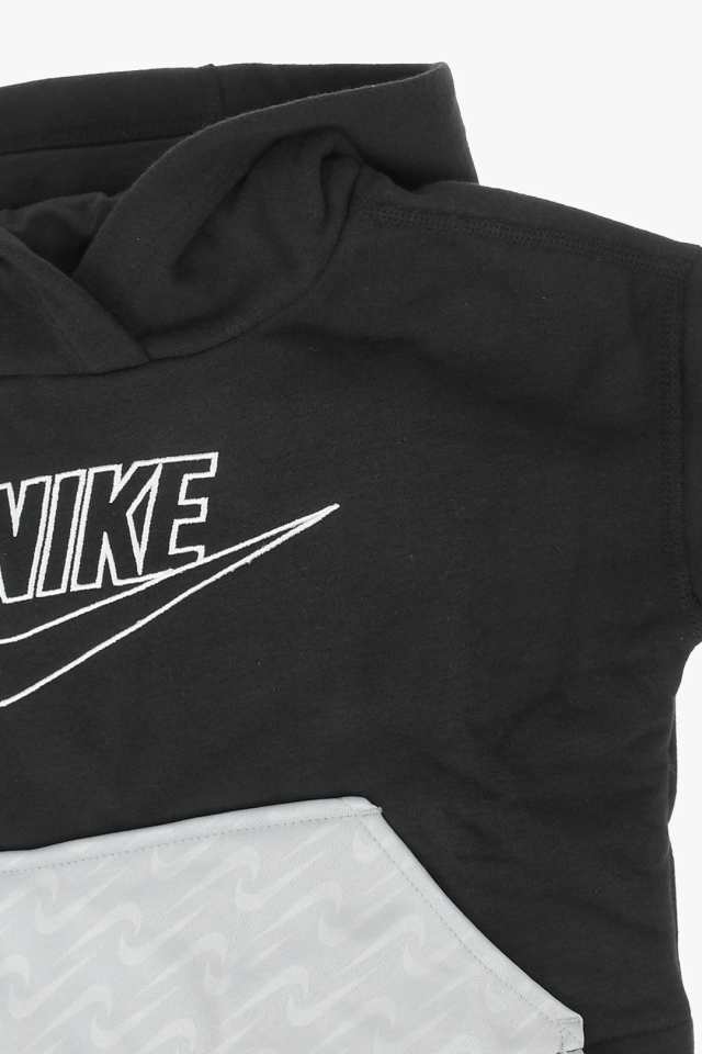 NIKE KIDS ナイキ スニーカー 36I265-023 ガールズ LOGO EMBROIDERED HOODIE SWEATSHIRT  【関税・送料無料】【ラッピング無料】 dk｜au PAY マーケット