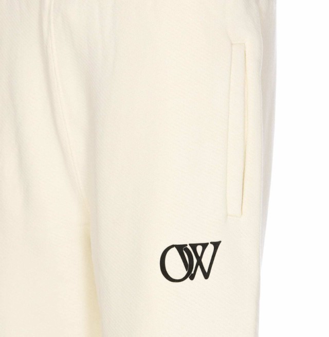 OFF WHITE オフホワイト Beige black パンツ レディース 秋冬2023 OWCH006F23JER001 6110  【関税・送料無料】【ラッピング無料】 ia｜au PAY マーケット