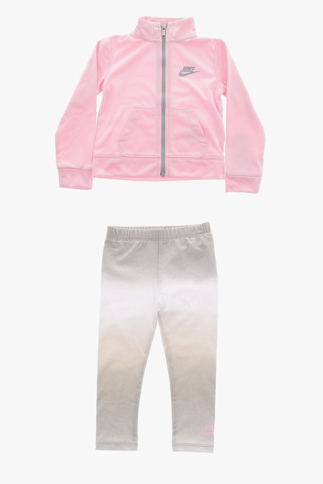 NIKE KIDS ナイキ ジャケット 36J752-G6U ガールズ LEGGINGS AND FULL ZIP SWEATSHIRT SET  【関税・送料無料】【ラッピング無料】 dk｜au PAY マーケット