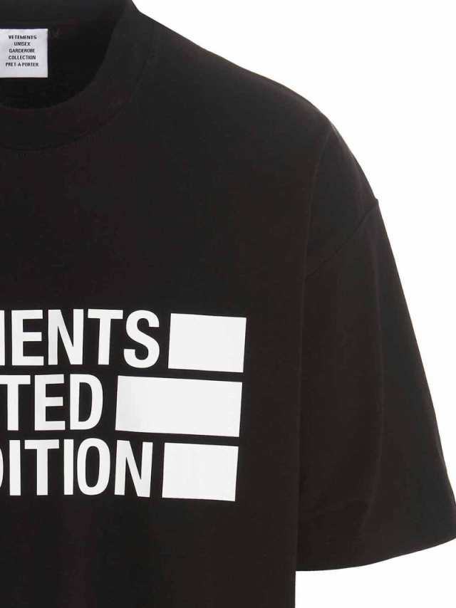 VETEMENTS ヴェトモン Nero Tシャツ メンズ 春夏2023 UE63TR161B BLACKWHITE  【関税・送料無料】【ラッピング無料】 ia｜au PAY マーケット