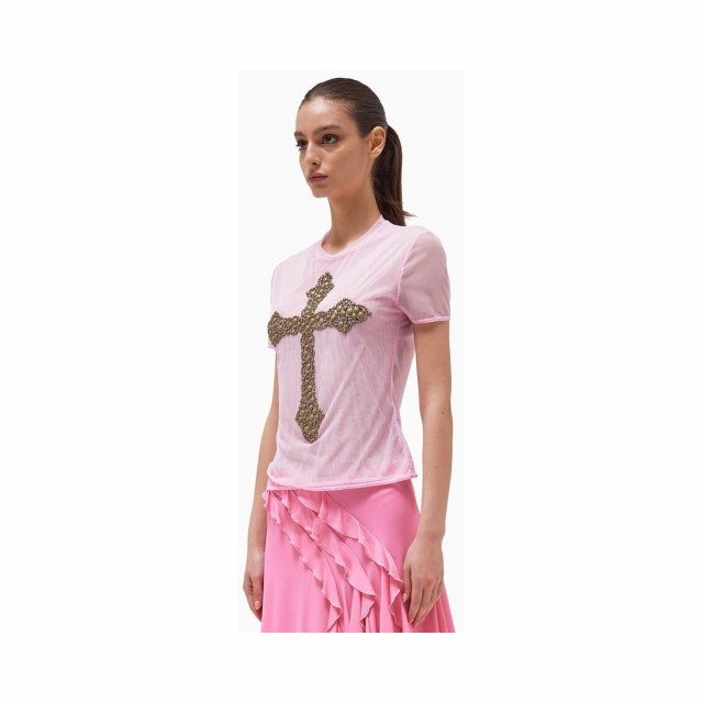 BLUMARINE ブルマリン CANDY PINK Tシャツ レディース 春夏2023 4T007A