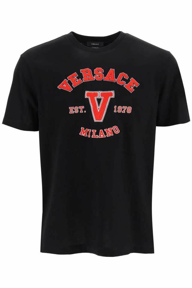 VERSACE ヴェルサーチ Tシャツ メンズ 春夏2023 1008480 1A06062 1B000