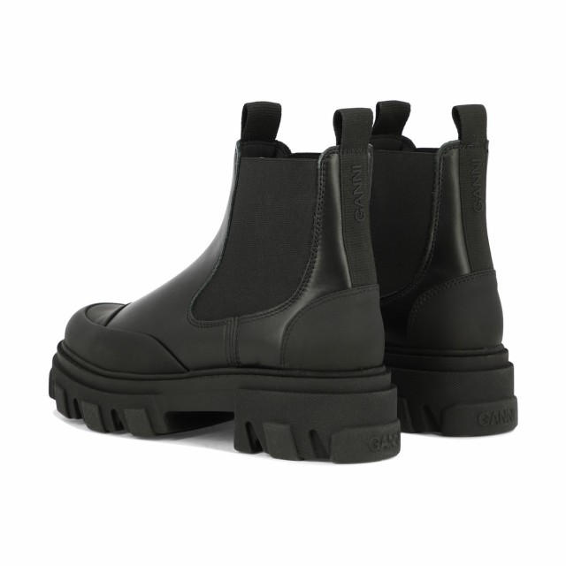 GANNI ガニー ブラック Black ”Low Chelsea” boots ブーツ レディース 秋冬2023 S1908099  【関税・送料無料】【ラッピング無料】 vi｜au PAY マーケット