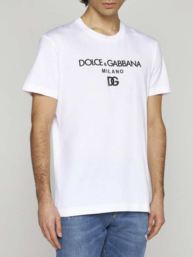 DOLCE＆GABBANA ドルチェ＆ガッバーナ WHITE Tシャツ メンズ 秋冬2023 ...