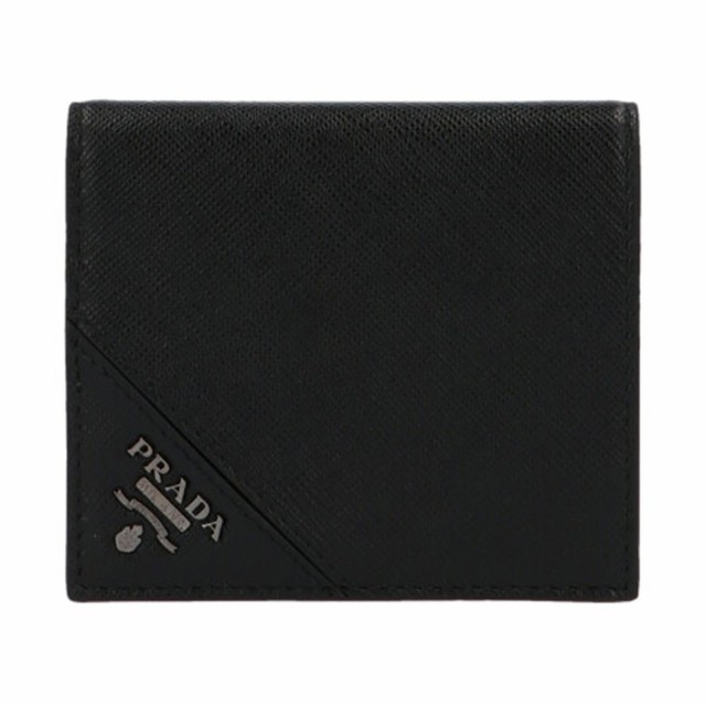 PRADA プラダ Black Logo wallet 財布 メンズ 秋冬2023 2MO004QMEF0002 【関税・送料無料】【ラッピング無料】  ju｜au PAY マーケット