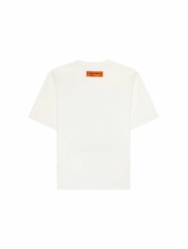 HERON PRESTON ヘロン プレストン Tシャツ メンズ 秋冬2023 HMAA032F23JER004 0425 IVORY RED  【関税・送料無料】【ラッピング無料】 ia｜au PAY マーケット