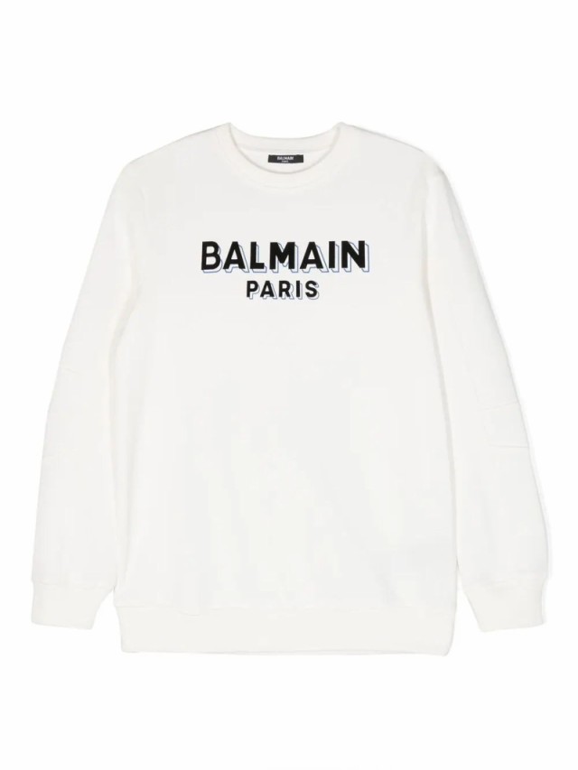 BALMAIN バルマン スウェット ボーイズ 秋冬2023 BT4P00Z0001 102C 【関税・送料無料】【ラッピング無料】 ia｜au  PAY マーケット