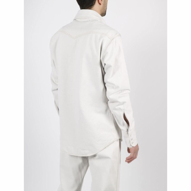 MAISON MARGIELA メゾン マルジェラ White シャツ メンズ 春夏2023 S50DT0007 S30857 961  【関税・送料無料】【ラッピング無料】 ia｜au PAY マーケット