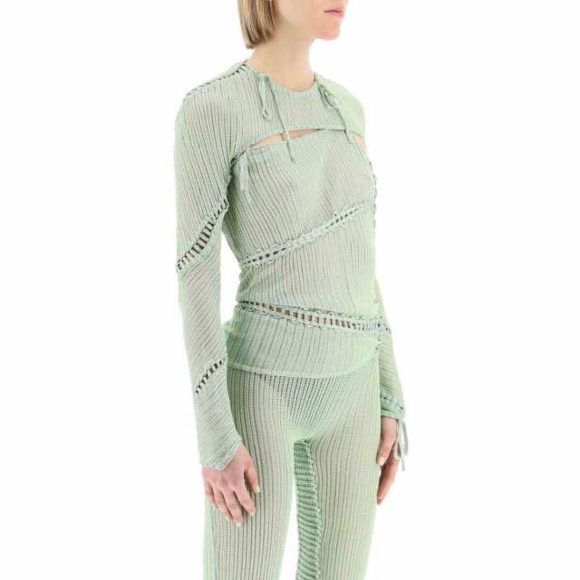 ISA BOULDER イサボールダー Verde Isa boulder jigsaw knit top set