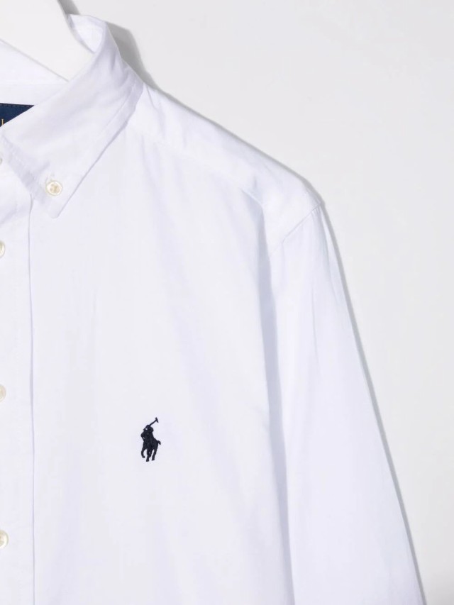 RALPH LAUREN ラルフ ローレン シャツ ボーイズ 秋冬2023 323819238 001(WHITE)  【関税・送料無料】【ラッピング無料】 ia｜au PAY マーケット