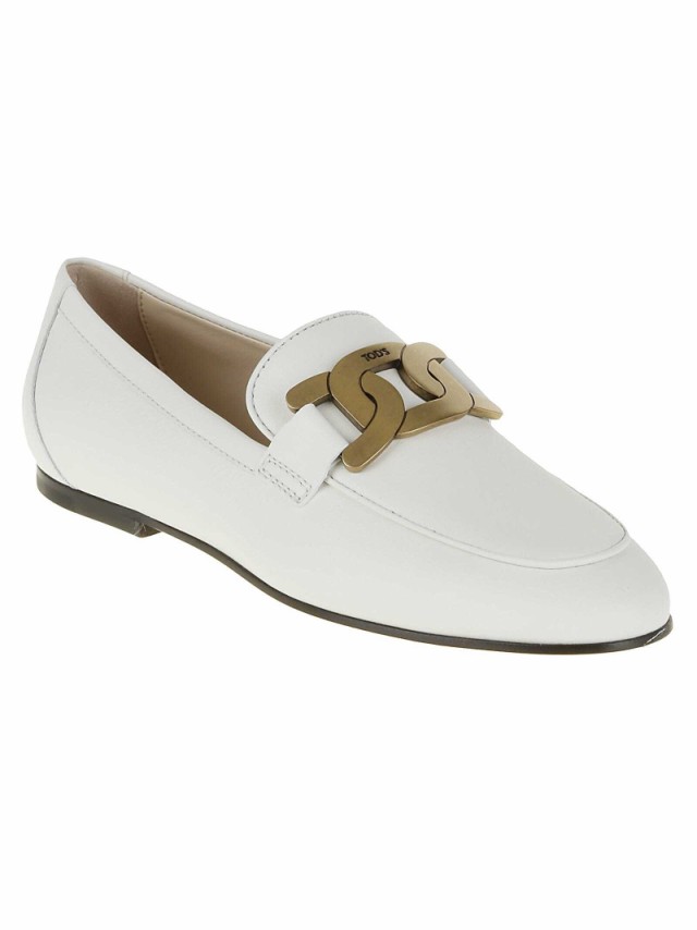 TODS トッズ ホワイト White フラットシューズ レディース 春夏2023 XXW79A0DD00MID B001  【関税・送料無料】【ラッピング無料】 ia｜au PAY マーケット