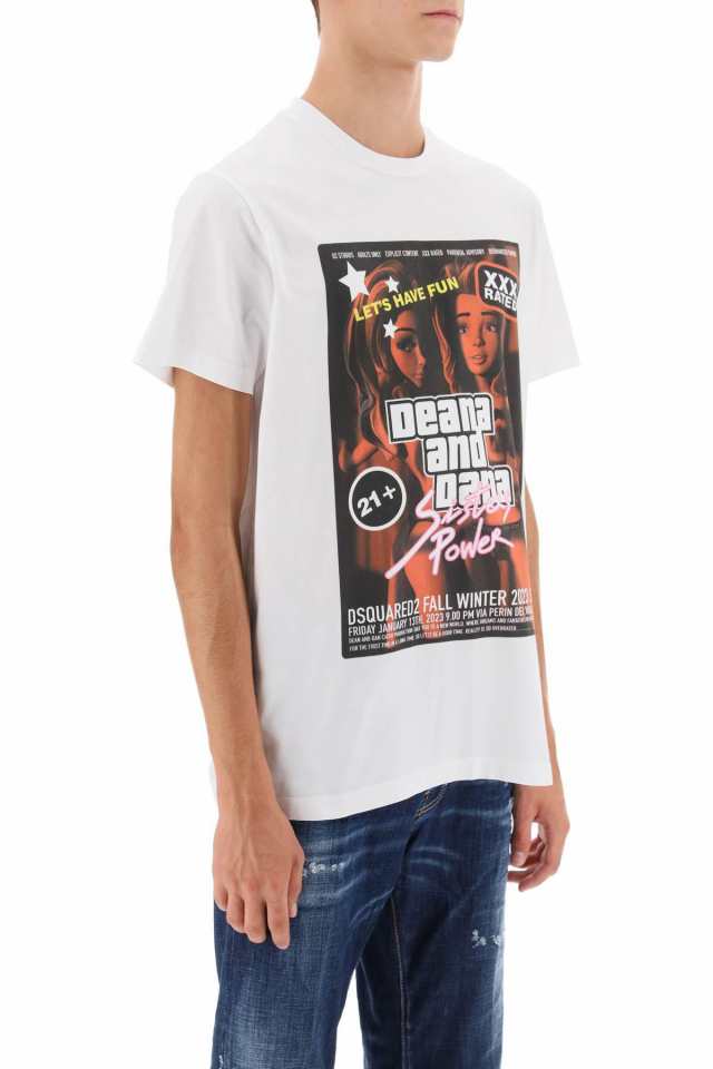 DSQUARED2 ディースクエアード Tシャツ メンズ 秋冬2023 S71GD1337