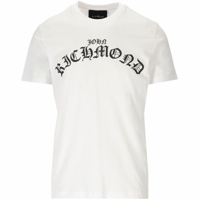 JOHN RICHMOND ジョンリッチモンド Bianco Tシャツ メンズ 春夏2023 RMP23232TS-S0WHITE  【関税・送料無料】【ラッピング無料】 ia｜au PAY マーケット