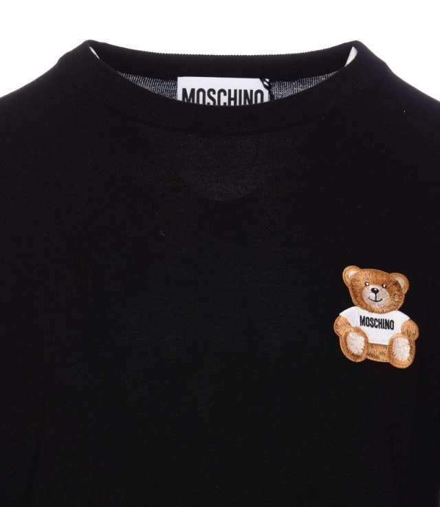 MOSCHINO モスキーノ ブラック Nero ニットウェア メンズ 秋冬2023