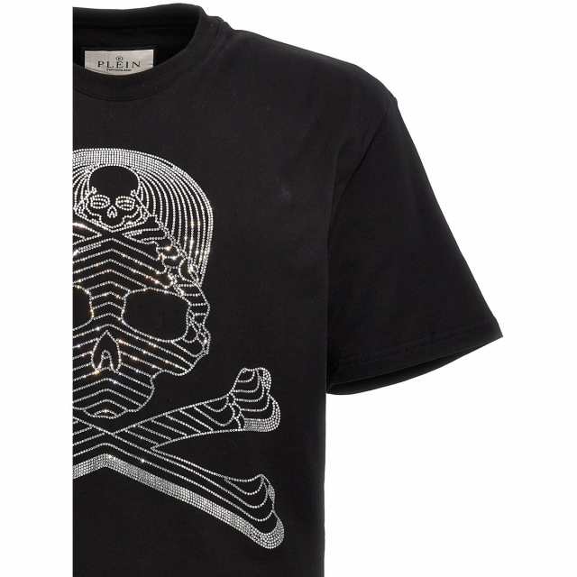 PHILIPP PLEIN フィリップ プレイン ブラック Black Chrome Logo T