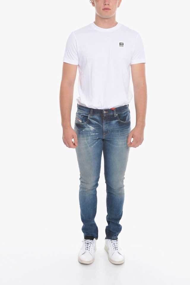 DIESEL ディーゼル デニム A03558 09E14 01 メンズ SLIM FIT 2019 D-STRUKT DENIMS 16 CM  L.32 【関税・送料無料】【ラッピング無料】 dk｜au PAY マーケット