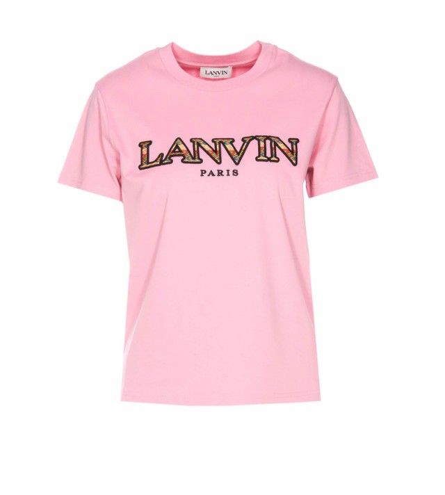 LANVIN ランバン ピンク Pink Tシャツ レディース 秋冬2023 TS0030