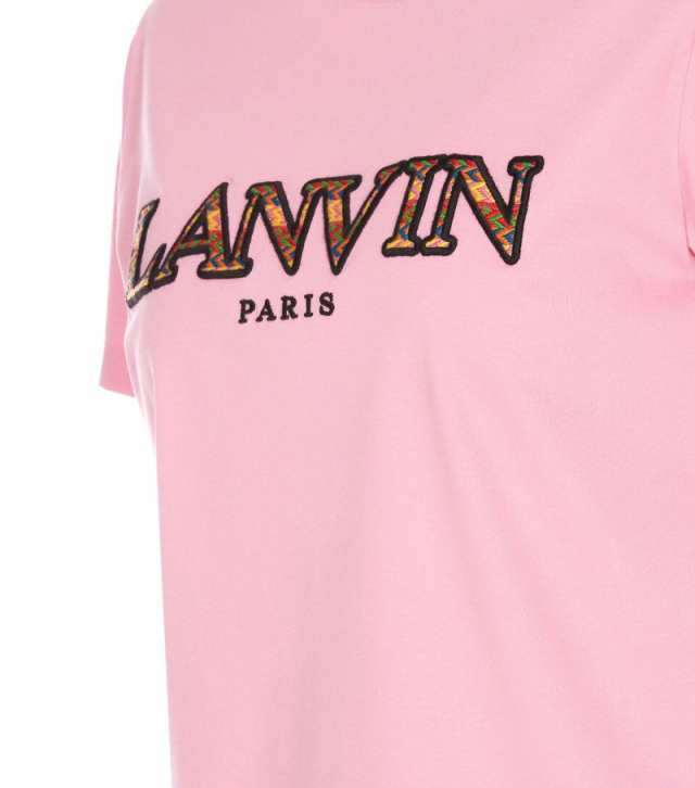 LANVIN ランバン ピンク Pink Tシャツ レディース 秋冬2023 TS0030