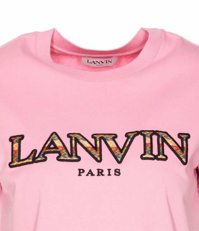 LANVIN ランバン ピンク Pink Tシャツ レディース 秋冬2023 TS0030