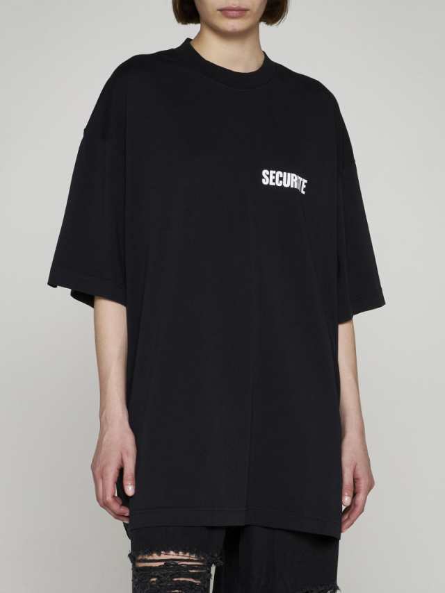 VETEMENTS ヴェトモン ブラック BLACK Tシャツ メンズ 秋冬2023