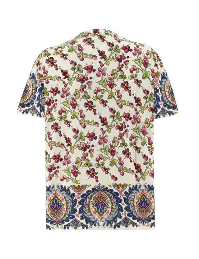 ETRO エトロ ホワイト WHITE Tシャツ レディース 秋冬2023