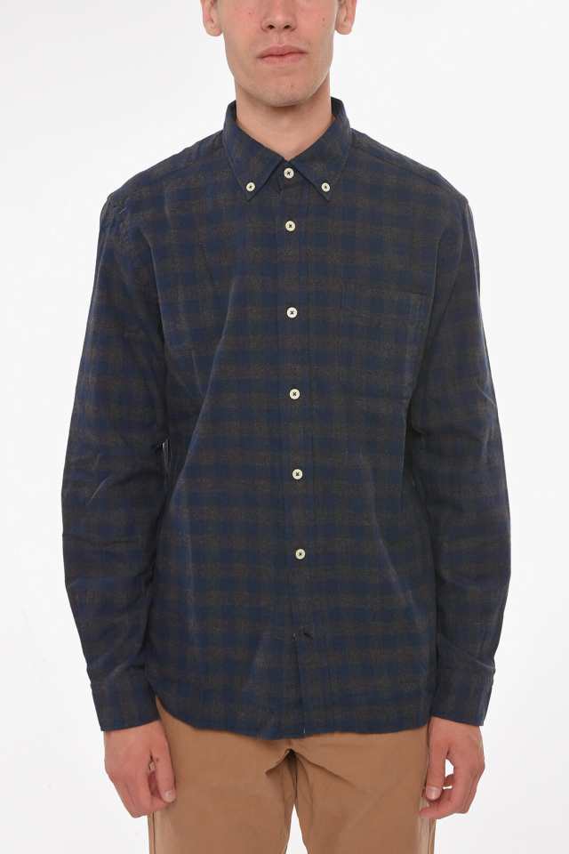 WOOLRICH ウールリッチ シャツ COWOCAM0657PO04 1084 メンズ COTTON-FLANNEL BUTTON-DOWN  SHIRT IN GINGHAM-CHECK MOTIF 【関税・送料無｜au PAY マーケット