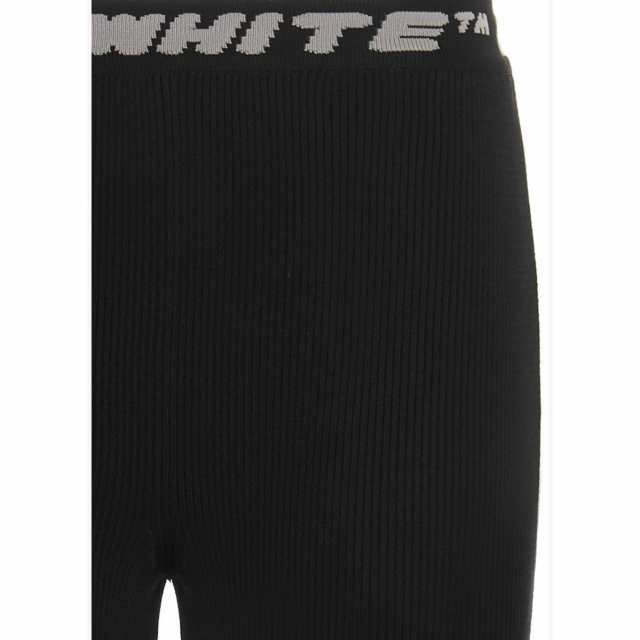 OFF WHITE オフホワイト Black Logo trousers パンツ レディース 秋冬