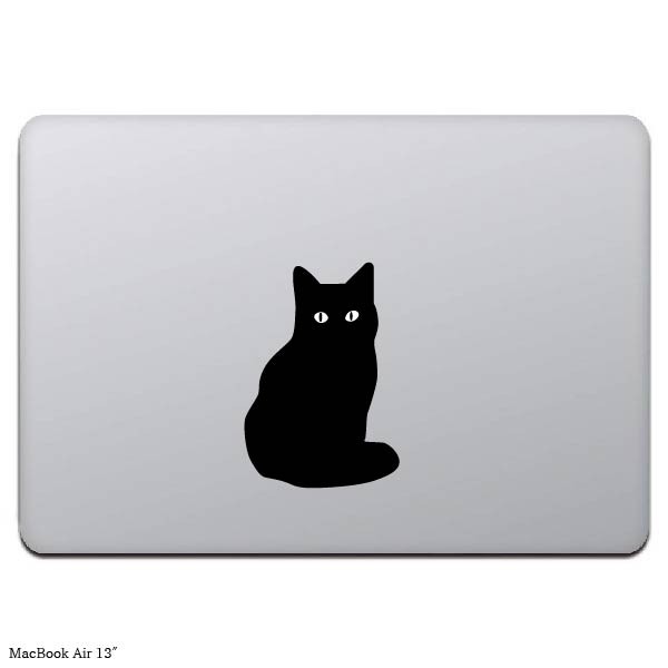 MacBookステッカー スキンシール 黒猫 blackcat MacBook Air11/13 Pro13/15の通販はau PAY マーケット -  ステッカータウン au PAY マーケット店