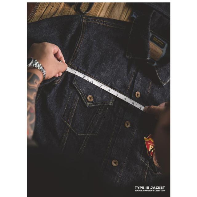 デニムジャケット メンズ Type III Jacket Gジャン Denim 14.8oz 100%綿 古着 ジージャン 春 秋 アウトドア キャンプ ワーク バイク ヘビーウェイト アメカジ