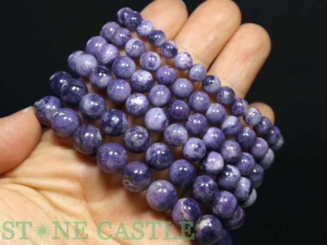 ☆高品質☆【天然石 ブレスレット】ティファニーストーン (5A) (約6.5〜7mm)