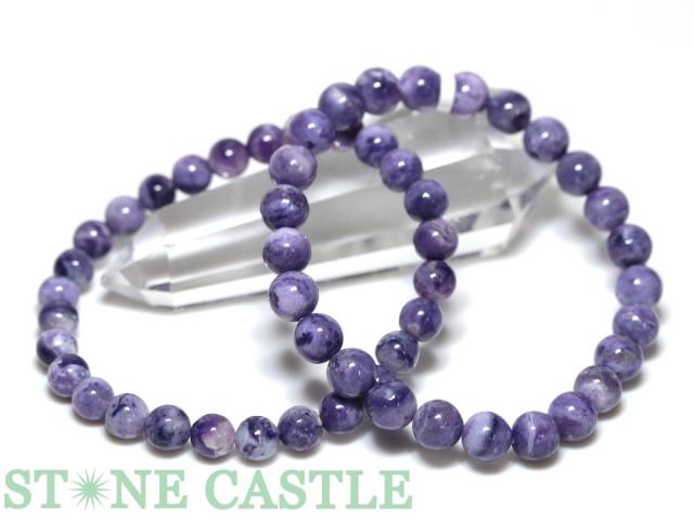 ☆高品質☆【天然石 ブレスレット】ティファニーストーン (5A) (約6.5〜7mm)