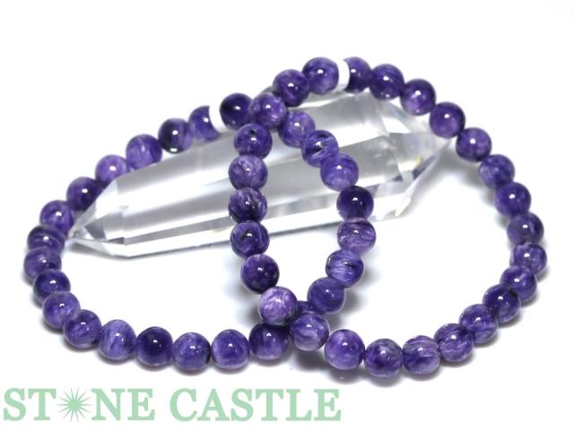 ☆高品質☆【天然石 ブレスレット】チャロアイト (3A) (約5.5〜6mm) 9,415円