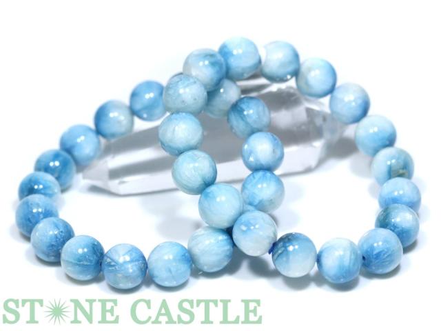 ☆高品質☆【ブレスレット】アフガナイト (スカイブルー) (約12.5