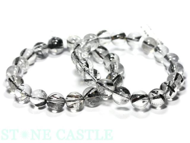 ☆高品質☆【天然石 ブレスレット】ブラックルチルクォーツ (4A) (約11〜11.5mm) パワーストーン 母の日 ギフト 15,111円