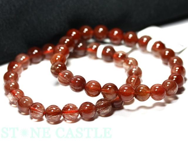 MK616 ファッション レッドルチルクォーツ ブレスレット