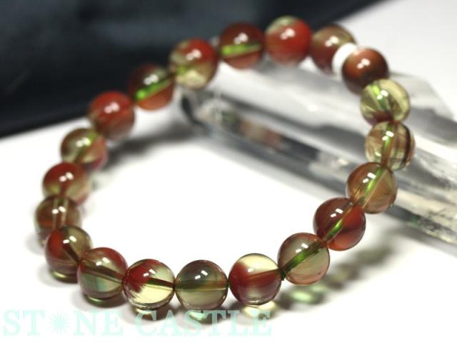 ☆別格高級品質！来福開運宝珠⑤！チベット！カラーチェンジ　アンデシン　ブレス ☆高品質☆【天然石 ブレスレット】カラーチェンジアンデシン (5A) (約