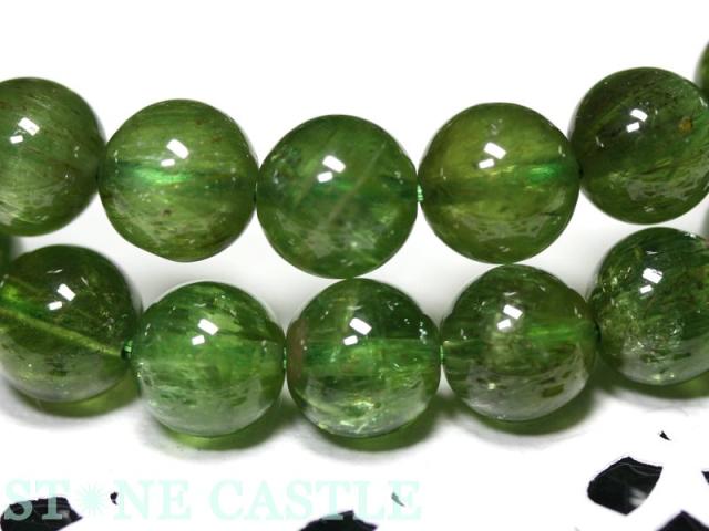 ☆高品質☆【天然石 ブレスレット】グリーンアパタイトキャッツアイ