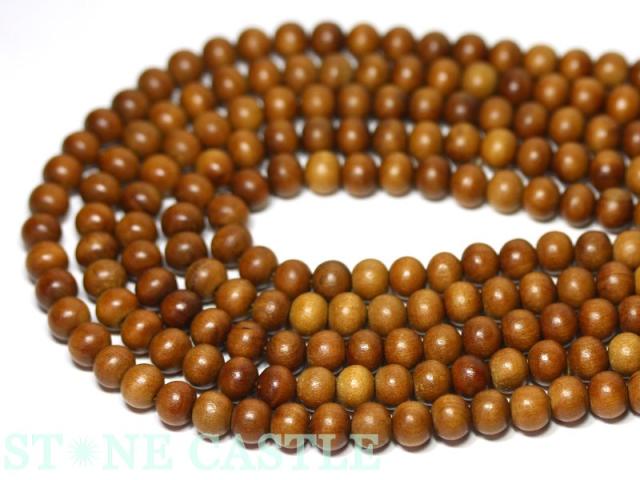 【丸ビーズ】老山白檀 8mm パワーストーン