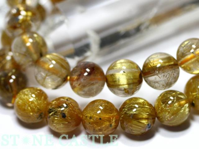 ザギマウンテンゴールデンクォーツ12.5ミリ前後玉ブレスレット内径16センチ ザギマウンテンゴールデンクォーツ12.5ミリ前後玉ブレスレット内径16センチ