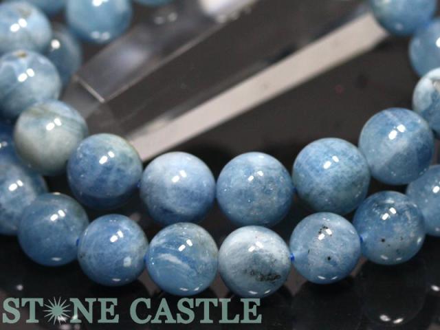 ☆高品質☆【天然石 ブレスレット】ヒマラヤアクアマリン (カンチェンジュンガ産) (約10mm) パワーストーン 母の日 ギフト