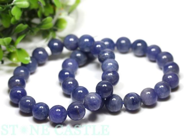 ☆高品質☆【天然石 ブレスレット】タンザナイト (3A) (約11〜11.5mm) (ケース付) パワーストーン 母の日 ギフト