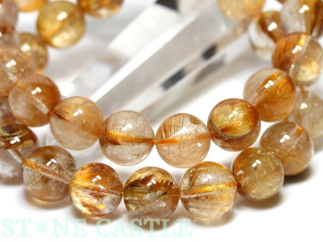 ☆高品質☆【天然石 ブレスレット】オレンジキャッツアイルチル (2A) (約11〜11.5mm) 26,000円