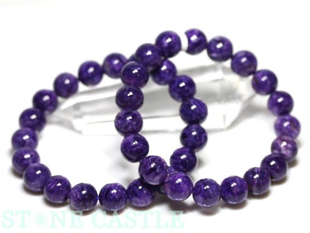 ☆高品質☆【天然石 ブレスレット】チャロアイト (3A) (約10〜10.5mm) パワーストーン 母の日 ギフトの通販は