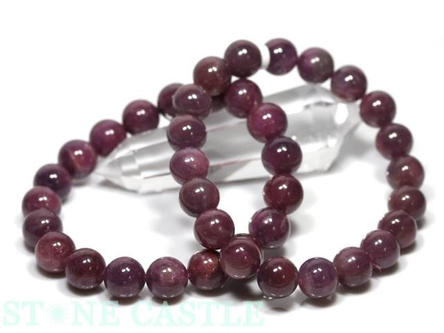 ☆高品質☆【天然石 ブレスレット】ルビー (5A) (約10.5〜11mm) (ケース付) パワーストーン 母の日 ギフトの通販は