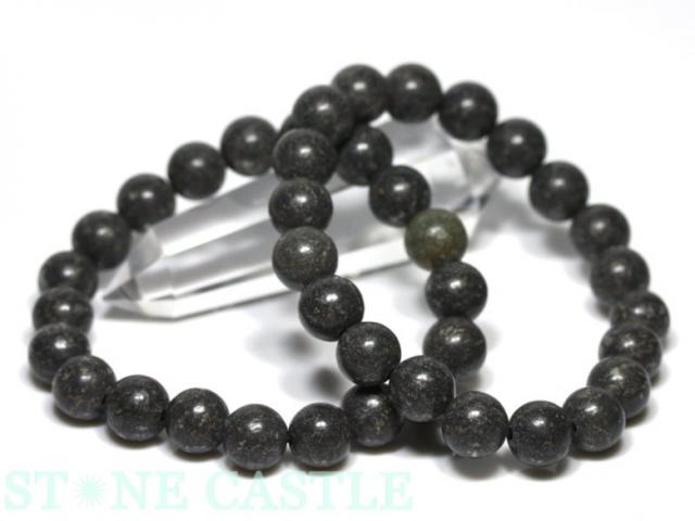 ☆高品質☆【天然石 ブレスレット】日本銘石コレクション ジオマークサイト (兵庫県産) (約10mm) (証明書付) パワーストーン 母の日 ギフト